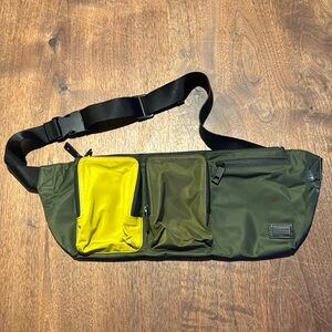 Ted Baker Green and Yellow Belt Bag